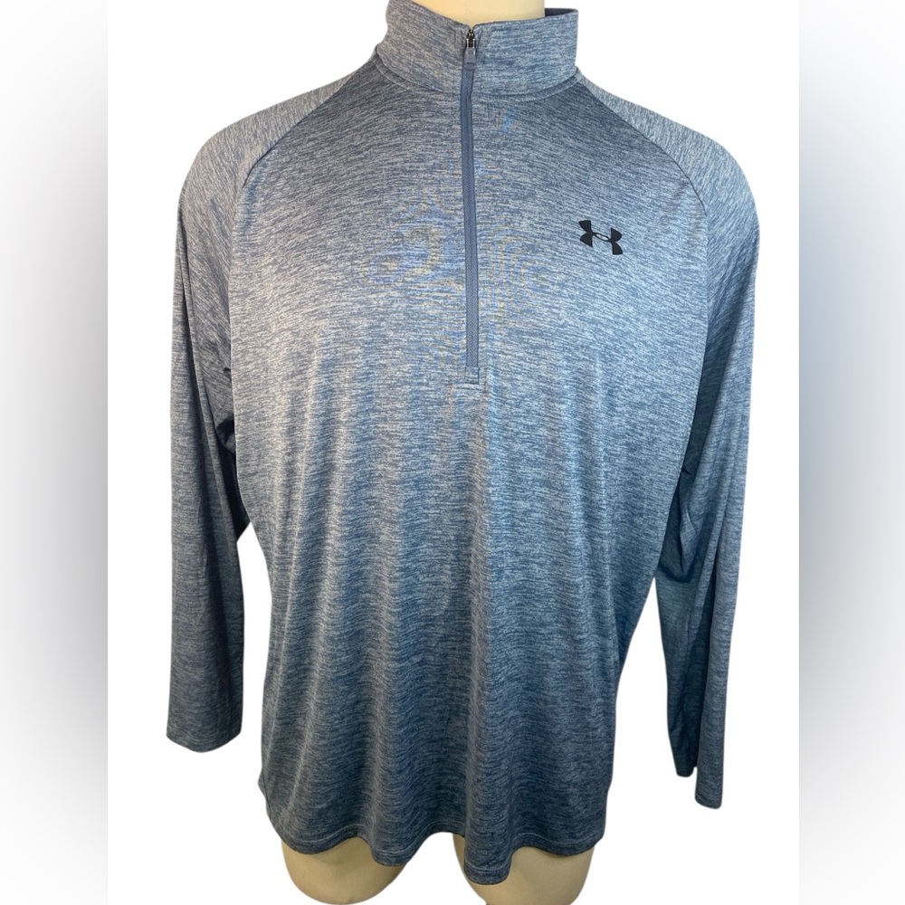 Under Armour Heat Gear Blue Lightweight Qtr Zip Jacket Men’s XXL